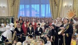 Павлодарские школьники «международно» сплясали и накормили гостей