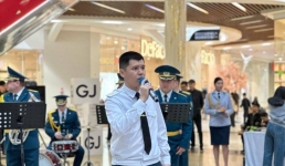 Павлодарские полицейские исполнили песни Победы