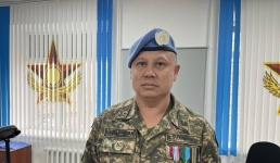 Первый павлодарский голубой берет ООН внес мирный вклад на Ближнем Востоке
