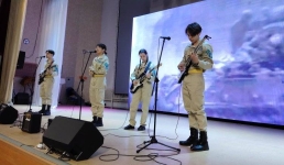 Павлодарские школьники воспели мужество казахстанцев