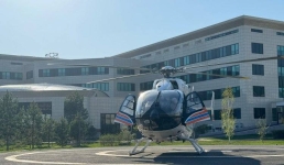 Грудного ребёнка из Павлодара медики доставили вертолётом в Астану