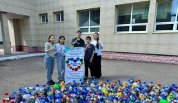 Павлодарские школьники собрали тонны пластика