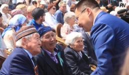 Павлодарских ветеранов поздравил Президент страны