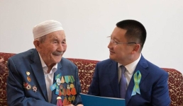 Столетие со дня рождения отметил ветеран ВОВ в Павлодаре