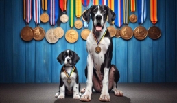 В США встретились две собачьи противоположности