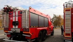 Павлодарские пожарные потушили «Волгу»