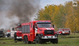 Павлодарские пожарные проверили свою готовность в учениях