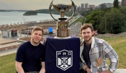 В Павлодар доставили главный казахстанский хоккейный трофей