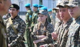 Павлодарские патриоты исполнили Гимн страны