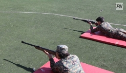 В селе Северном открыли военно-патриотический лагерь