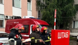 В Павлодаре прошли пожарно-тактические учения