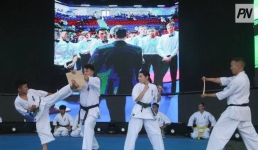 Концерты на «Ertis Promenade» разбавили боевым искусством