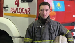 Павлодарский пожарный в одиночку предотвратил пожар в многоэтажке
