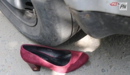 В павлодарском ДТП перевернулась иномарка