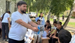 В Актогайском районе тимбилдинг объединил молодежь