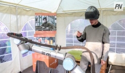 Роботов и виртуальную реальность показали на промышленной выставке в Павлодаре