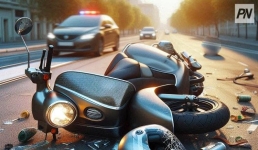 Колонна покорёженных мотоциклов проехала по улицам Экибастуза