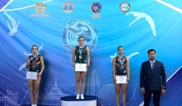 Павлодарские гимнасты привезли полный комплект медалей из Астаны