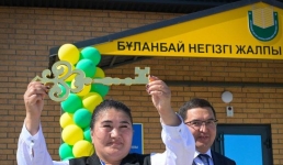 В Иртышском районе открыли новую школу на месте сгоревшей