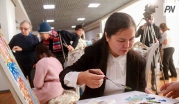 В Павлодаре прошёл уникальный мастер-класс для незрячих и слабовидящих