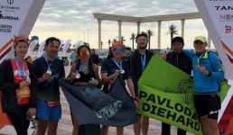 Слёзы на финише: павлодарки покорили Каспийский марафон