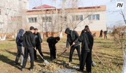 В Аксу студент-металлург вывел на субботник больше двухсот человек