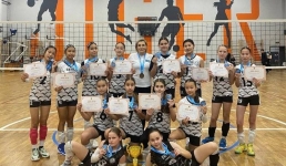 Юные павлодарские волейболистки удачно выступили в Жезказгане