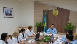 Асаин Байханов посетил Павлодарский областной кардиологический центр