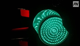 На павлодарской улице появился светящийся пешеходный переход