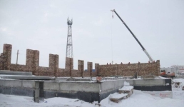 В Аксу приступили к строительству ФОКа с бассейном