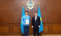 В Астане наградили призёров Летних Сурдлимпийских игр