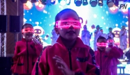 Новогодняя ёлка акима Павлодарской области прошла в стиле high-tech