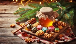 Пчеловоды Успенки подарили детям и пенсионерам мёд и новогоднее тепло