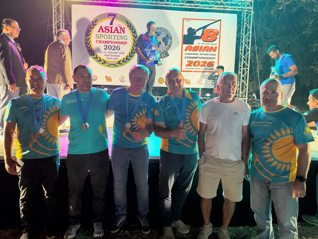 Команда Казахстана завоевала 2 место на Чемпионате Азии по стендовой стрельбе