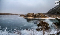 Зимняя жизнь озёр Баянаула