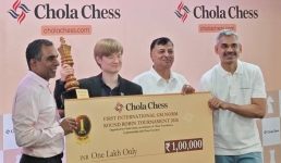 Павлодарский шахматист одержал блистательную победу на родине шахмат