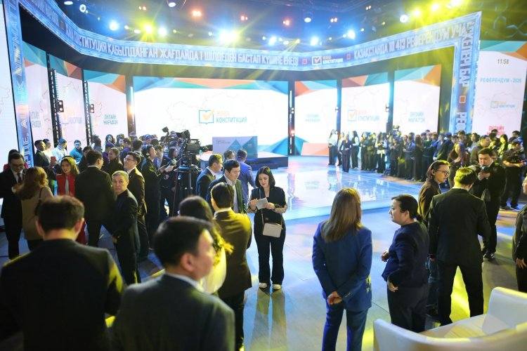 В Астане проходит онлайн-марафон «Референдум–2026»