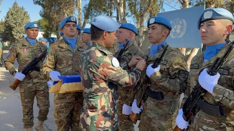 Казахстанские миротворцы удостоены медалей ООН за безупречную службу