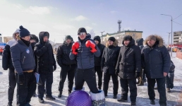Командному духу мороз не страшен: в Аксу организовали фестиваль здоровья для энергетиков ERG