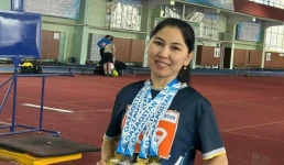 Педагог из Павлодара завоевала три «золота» на чемпионате Казахстана