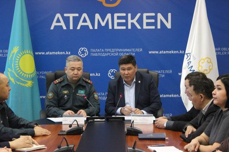 Павлодарские предприниматели и спасатели будут работать сообща