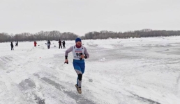 Кросс на льду: павлодарцы проверили себя на прочность