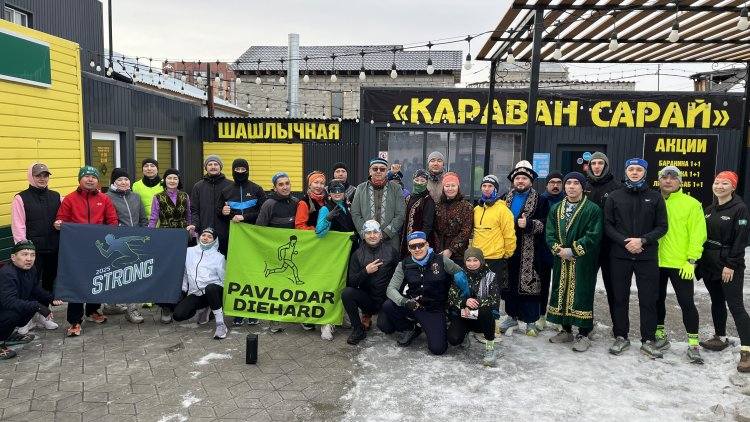 Любители спорта Павлодара встретили Наурыз на бегу