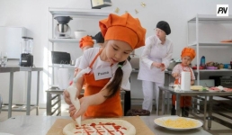 В Павлодаре маленькие поварята соревновались в приготовлении пиццы