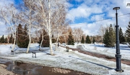 В каких районах Павлодарской области еще лежит снег