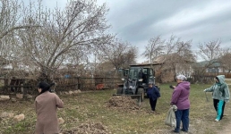 Несколько тонн мусора вывезли баянаульцы во время субботника