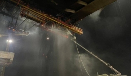 Стала известна причина последнего пожара на новом мосту в Павлодаре