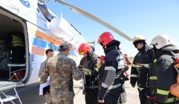 В Павлодарской области тушили условный лесной пожар