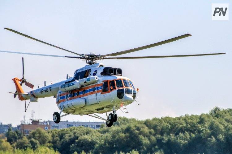 Жительницу Экибастуза доставили на вертолете в Павлодар