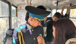 На улицы Павлодара вновь выехала история на колесах